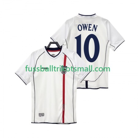 Fußballtrikots England OWEN 10 Retro 2002 Kurzarm Heimtrikotsatz kaufen